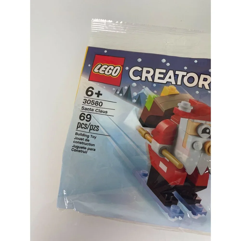 Lego Creator, NEW Sealed in Plastic Santa Clause #30580, 69 pieces, Toy, Christm